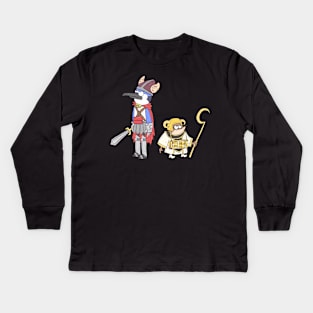 Regular Show - the Realm of Darthon Kids Long Sleeve T-Shirt